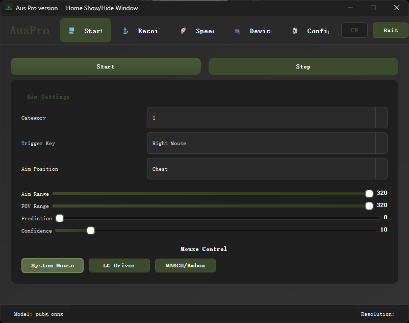 Main Interface